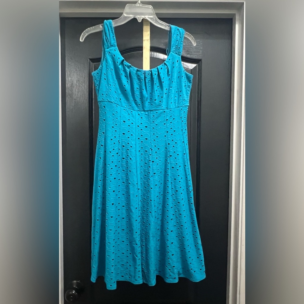 Dress Barn Blue Strapless Sundress for a Night Out